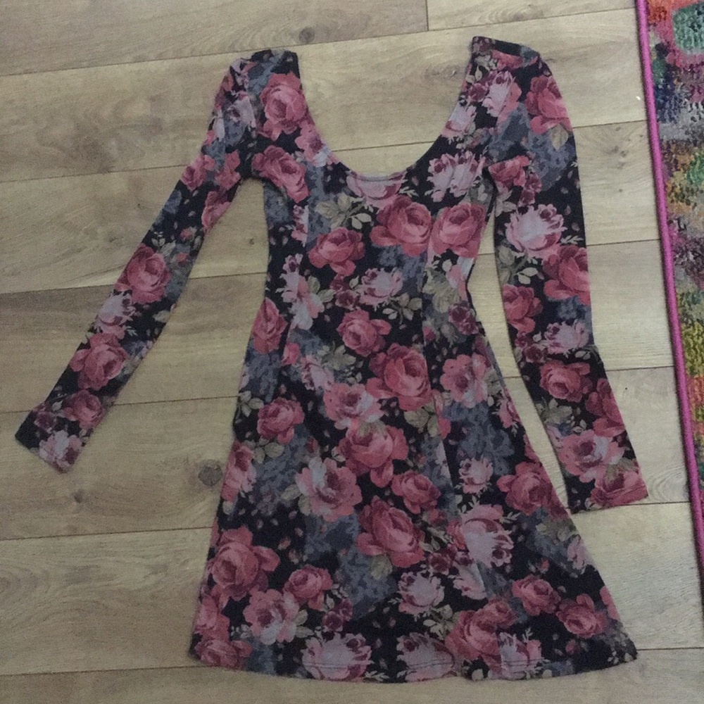 Rose print dress from UO